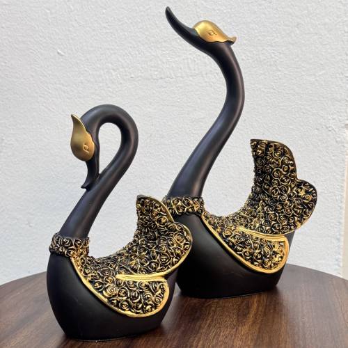 Çifti i Mjelmave Elegante "Black & Gold"