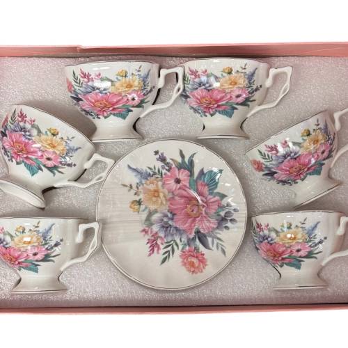 Set Filxhanësh Qelqi “Floral Elegance”